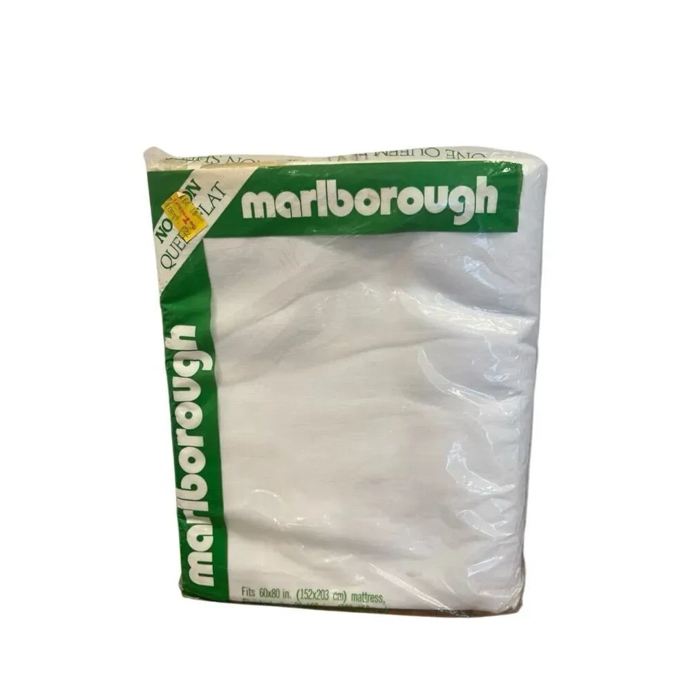 Vintage Marlborough Queen flat sheet New